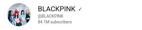 blackpink youtube profile picture