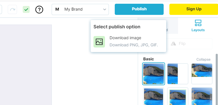 publish image in wave.video