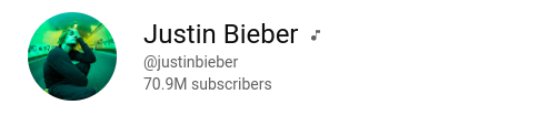 justin bieber youtube profile picture