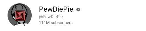 PieDiePie youtube profile picture