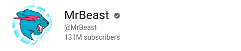 Mr. Beast YouTube Profile picture